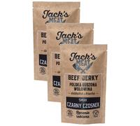 Bœuf séché au goût d'ail noir Beef Jerky 30 g - 3 pcs. Jack's Meat