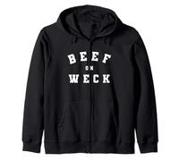 Bœuf sur Weck Varsity College Buffalo New York Sweat à Capuche