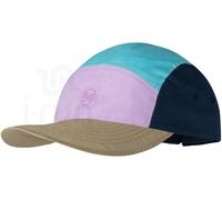 Buff Casquette 5 Panel Go Cap – Marron / Rose / Bleu – Enfant