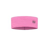 BUFF®| Bandeau LW Merino wool Régulation de la température, Hommes, Femmes, 100 % Laine mérinos, Plein air, Durable, Léger, Confort, Taille unique Rose foncé