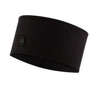 BUFF Bandeau Laine mérinos Large – Durable, Respirant, Confortable – Taille unique Noir