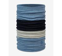 Buff Merino Wool Tour de cou Move Multifunctional Homme Femme Adulte, Sans Couture, Elégance, Chaud, Ecologique, Confortable, Mode, Moderne, Urbain, Régulateur de température, Bleu, Taille Unique
