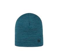 Buff,Bonnet Merino Lightweight Echarpe multifonctionnelle, 100 purcent Laine mérinos, Randonnée, Outdoor, Durable, Légère, Fine, One Size, Bleu