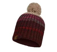 Buff Bonnet Tricoté Polaire Alina Maroon