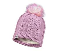 Buff Bonnet tricoté Polaire Enfant Nina Lilac Sand Femme Taille Unique