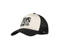 Buff®| Casquette Trucker Ajustable, Confortable, Respirant, Haute qualité, Moderne, Plein air, Garçons, Filles, Taille Unique Noir et Blanc