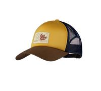 Buff®| Casquette Trucker Ajustable, Confortable, Respirant, Haute qualité, Moderne, Plein air, Hommes, Femmes L/XL Marron et Jaune