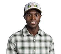 Casquette buff trucker blanc vert