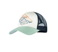Casquette Buff Trucker Luster Flint blanc vert menthe