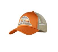 Casquette buff trucker cap orange beige