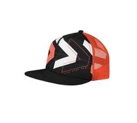 Casquette Buff Trucker orange blanc noir