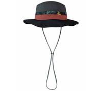 Chapeau Buff Booney Explore noir rouge gris - S-M