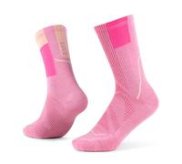 Buff Chaussettes de running Coolnet Crew Unisexe Rose Taille 36-38