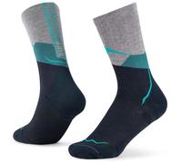 Buff – Chaussettes Mérinos légères mi‑mollet – Bleu – EU 39-41
