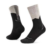 Buff Chaussettes Merino MW Crew Laine mérinos, Contrôle des odeurs, Régulation thermique, Randonnée, Anti-ampoules, Confort, Qualité Hommes Femmes M Noir