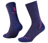 Buff, Chaussettes Dryflx Crew Quick Dry, Cushioned, Running, Cool, Comfortable, L, Bleu
