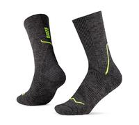 Buff Chaussettes de running Dryflx Crew Unisexe Noir Taille 39-41