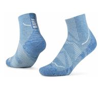 Buff| Chaussettes Dryflx Quarter Quick Dry, Cushioned, Running, Cool, Comfortable Hommes Femmes S Dapple Grey