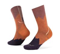 Buff Chaussettes LW Merino Wool Crew – Léger, Rembourrées, Confortables, Randonnée – L Orange