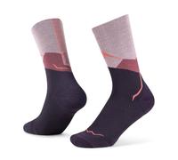 Buff - Merino Lightweight Crew - Chaussettes randonnée LWC1 Pink - M