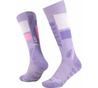 Buff Chaussettes ThermoNet Over the Calf Thermique, Amorti, Support de la voûte plantaire, Respirant, Confort, Anti-ampoules, Neige, Ski Hommes Femmes M Iris