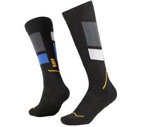 Buff Chaussettes ThermoNet Over the Calf Thermique, Amorti, Support de la voûte plantaire, Respirant, Confort, Anti-ampoules, Neige, Ski Hommes Femmes S Noir