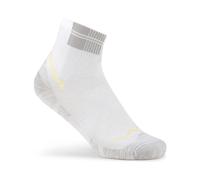 Buff Chaussettes de running Coolnet Quarter Unisexe blanc Taille 36-38 (S)