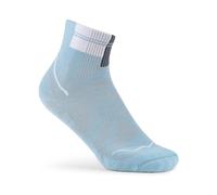 Buff Chaussettes de running Coolnet Quarter – Unisexe Respirant Bleu clair Taille 42-44