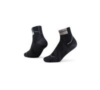 Buff Chaussettes de running Coolnet Quarter - Unisexe - Noir Taille 45-47