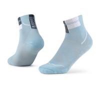 Buff Coolnet Quarter Chaussettes de running Unisex-bleu clair, Taille 45-47