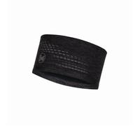 Buff Dryflx Bandeau running sans couture réfléchissant 360° - Ultra léger, ultra-stretch, UPF50 (Noir)