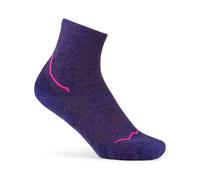 Buff Dryflx Quarter Chaussettes de running Unisex-bleu foncé, Taille 39-41