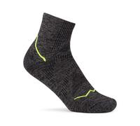 Buff Dryflx Quarter Chaussettes de running Unisex-noir, Taille 36-38