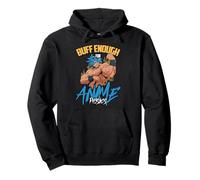 Buff Enough pour Anime Physique Cosplay Gym Meme Sweat à Capuche