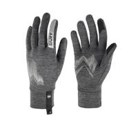 Buff. Gants DryFlx Séchage rapide. Stretch. Réfléchissant. Nuit. Brillant. Visibilité. Course à pied. Stretch. Evacuation de l'humidité Hommes Femmes M Noir