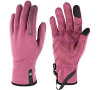 Buff. Gants Tech Fleece Léger. Ample. Climats froids. Sport. Coupe-vent. Confort Hommes Femmes S Rose