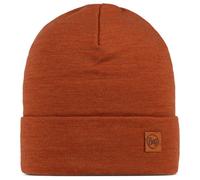 Buff - Heavyweight Merino Wool Hat - Bonnet - One Size - cinnamon brown