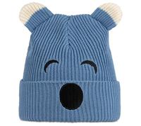 Buff - Kid's Knitted Beanie Fun - Bonnet - One Size - koala palace blue