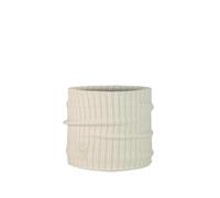 Buff Knitted Tour de cou Homme Femme Adulte, Large Froid, Pratique, Cache Cou-Cou, Mode, Isolation Thermique, Confortable, Blanche, Taille Unique