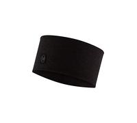 BUFF®| Laine mérinos Bandeau Large, Durable, Respirant, Confortable, Douce, Outdoor Hommes Femmes Taille Unique Noir