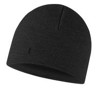 Buff - Merino Fleece Beanie - Bonnet - One Size - black