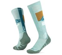 Buff - Merino HW Over The Calf - Chaussettes de ski - Unisex S - EU: 36-38 - sea green
