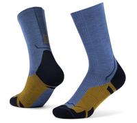 Buff Chaussettes mi-mollet en mérinos légères - Bleu EU 42-44