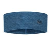 Buff, Bandeau LW Merino Wool Echarpe multifonctionnelle, 100purcent Laine mérinos, Randonnée, Outdoor, Durable, Légère, Fine, One Size, Bleu