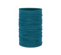 Buff®| Merino Lightweight Multifunktionstuch Tour de cou Homme Femme Adulte, Echarpe multifonctionnelle, 100% Laine mérinos, Randonnée, Outdoor, Durable, Légère, Fine, Taille unique, Bleu clair