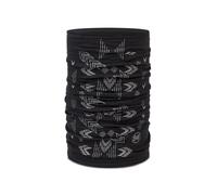 Tour de cou unisexe merino lightweight prints gris noir