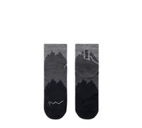 Buff Chaussettes Lightweight Merino Wool Quarter – laine mérinos légère – gris foncé – XL