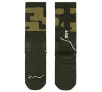 Buff - Merino Mw Crew Socks - Chaussettes de randonnée - EU 42-44 - beetle green