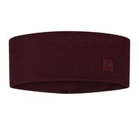Buff - Merino Wide Headband - Bandeau - One Size - solid garnet