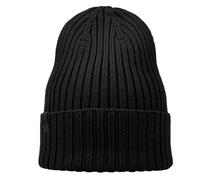 Buff Mixte Norval F Bonnet Laine m Rinos Midweight, Noir, Taille Unique